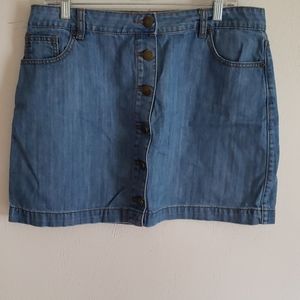 3/$12 ❤ Forever 21 Jean Mini skirt